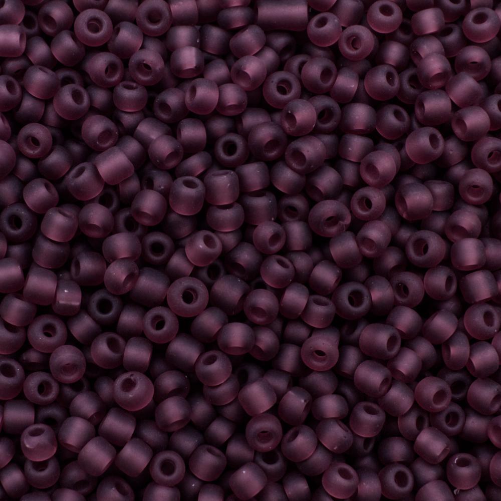 FGB Seed Bead Size 8 - Frosted Mauve 50g