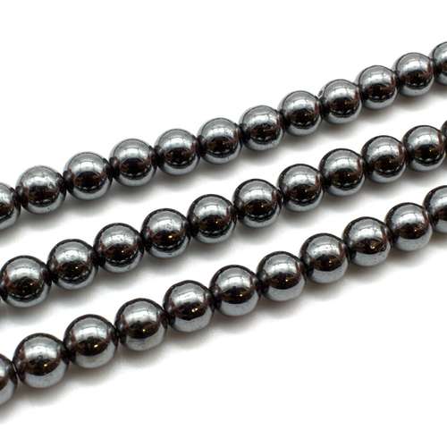 8mm hematite beads — for jewelry making, crafting, and beadwork projects