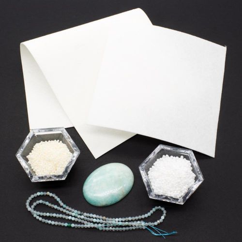 BC Week4/5 2022 - Bead Embroidery - African Amazonite