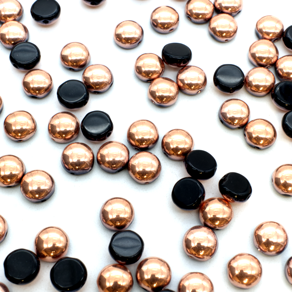 Preciosa Candy Beads 8mm 20pcs - Black Bronze