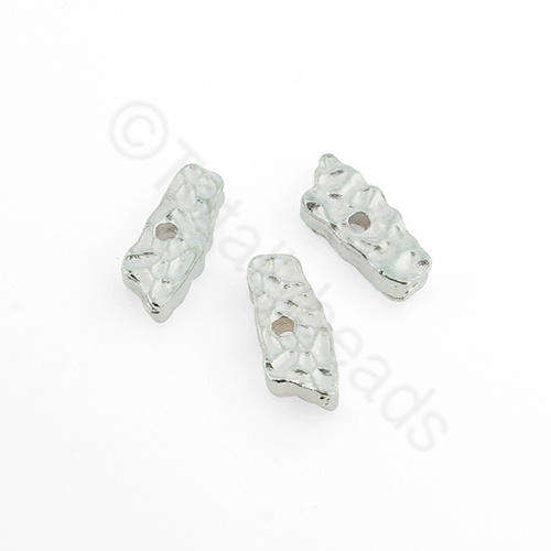Antique Silver Bead - Nugget 4x11mm - Silver 10pcs
