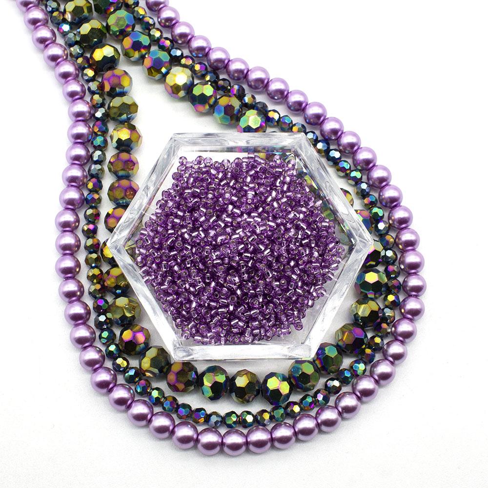 BC Week10 2022 - Erudite Beads - Rainbow Grape