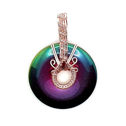 Nova Pendant Kit rainbow jewelry making kit — DIY set with beads and instructions for creating handmade jewelry