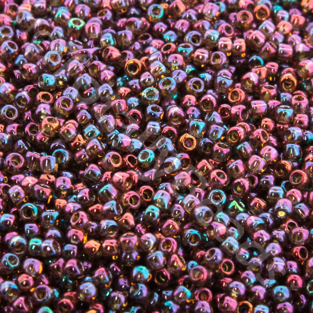 Toho Size 11 Seed Beads 10g - Gold Lus Marionberry