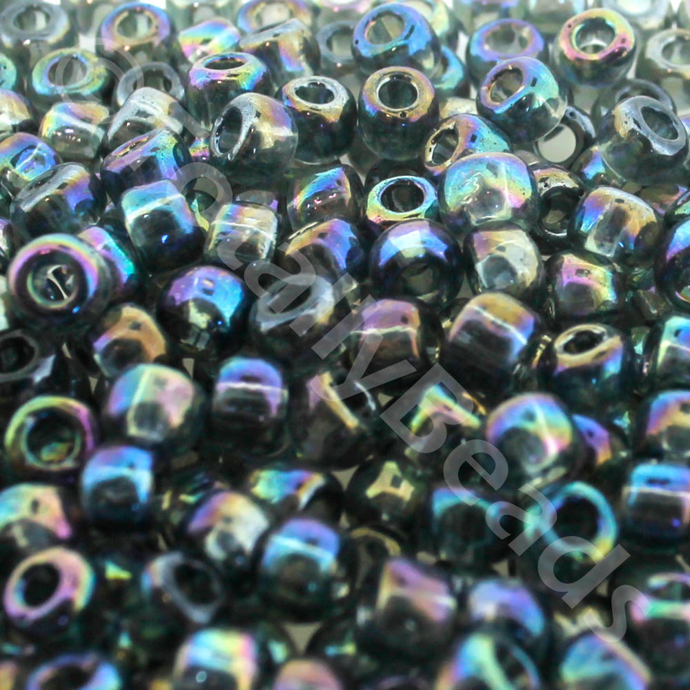 Toho Size 3 Seed Beads 10g - Trans Rainbow Grey