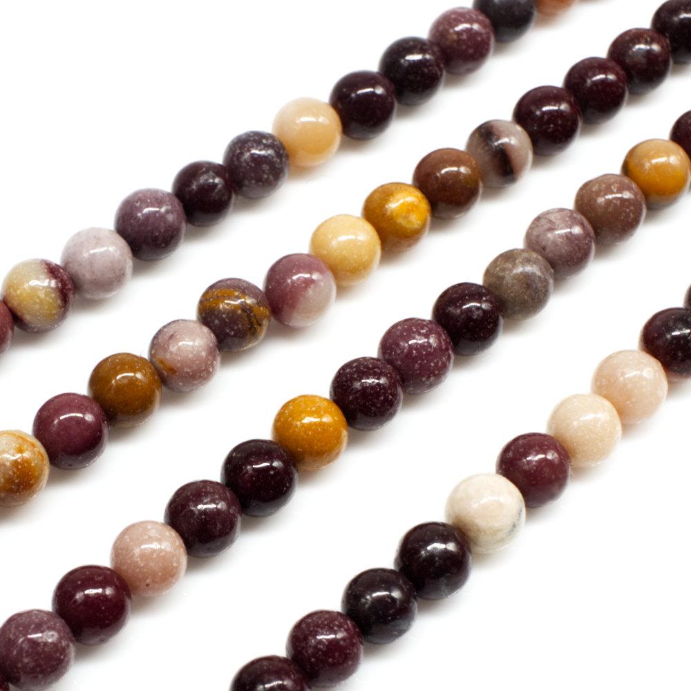 Mookaite Round Beads 4mm 8