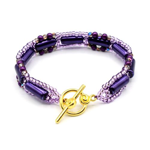 Phoebe Bracelet copper grape bracelet making kit — DIY set with beads and instructions for creating handmade jewelry