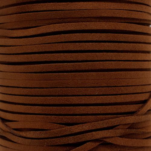 Suede Cord 3mm 5 metres  Hickory for jewellery making
