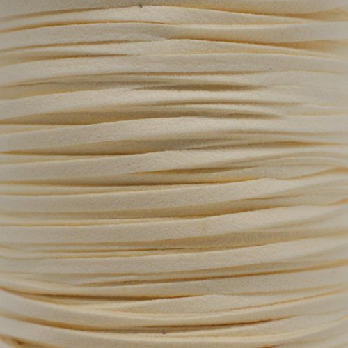 Suede Cord 3mm 5 metres  Ivory for jewellery making