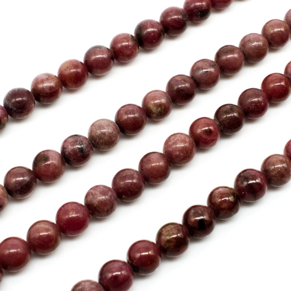 Collana In Rodochrosite Argentina Placcata Oro - Foto 5