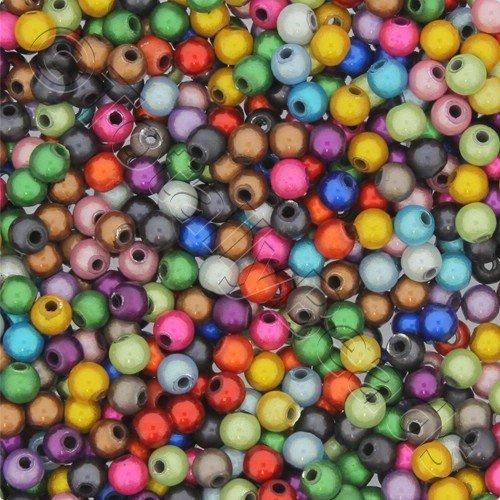 Miracle Beads - 4mm Round Mixed Colour 120pcs