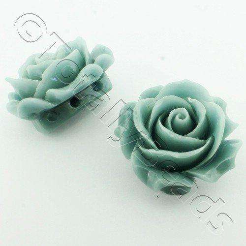 Acrylic Rose 35mm 3 Rows - Light Grey
