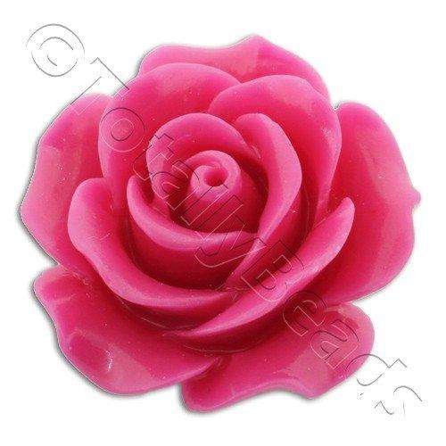 Acrylic Rose 25mm 1 Row - Pink