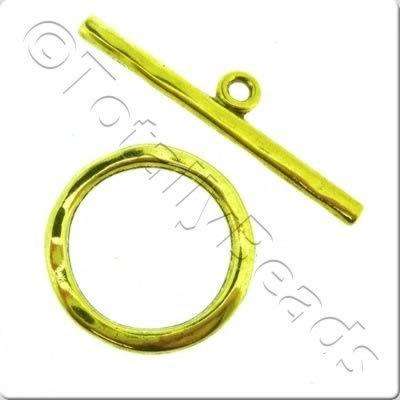 Metal Toggle - Ring 34mm Antique Gold