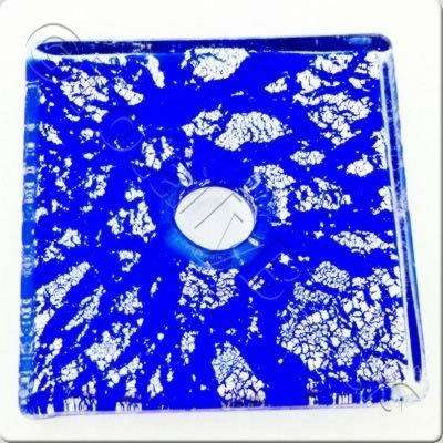 Lampwork Pendant - Square 30mm - LPB48