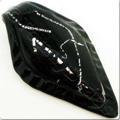 Lampwork Pendant - Shield 72mm - LPK14