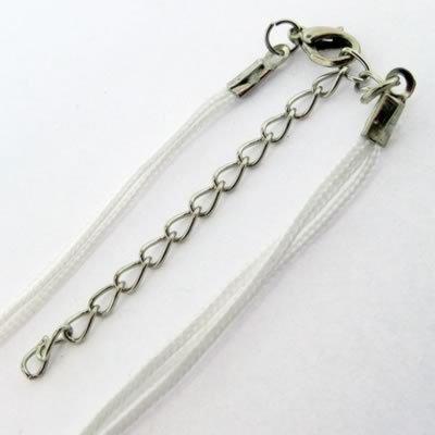 Nylon Necklace Cord - White