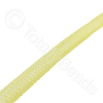Nylon Mesh Tubing - 4mm Yellow - 4m pack