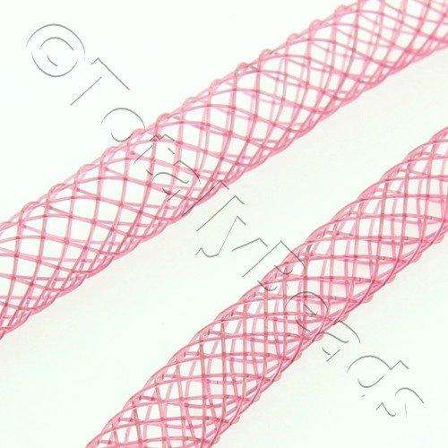 Nylon Mesh Tubing 4mm Burgundy - 4m pack
