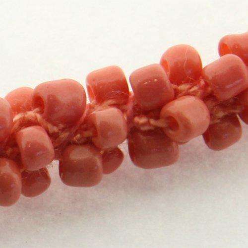Design Cord 6mm - Coral Red - 1metre