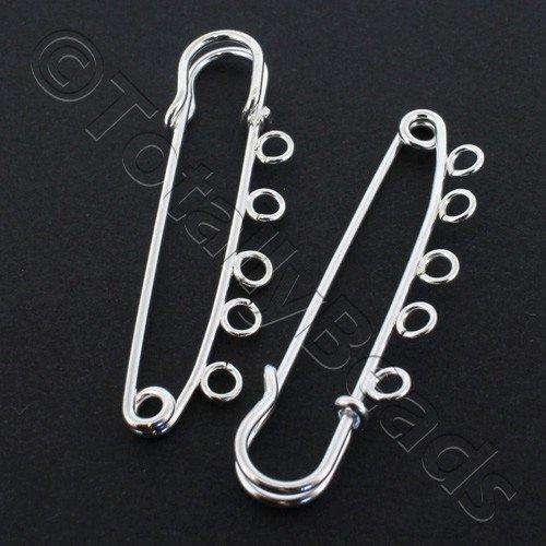 Brooch Pin 55mm - 5 Loops 3pcs