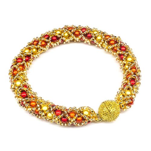 Nina Bracelets sunset bracelet making kit — DIY set with beads and instructions for creating handmade jewelry