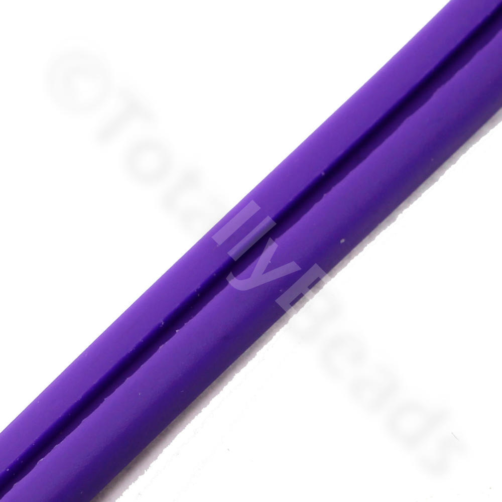 PVC Flat Groove Cord 10mm - Purple 25cm