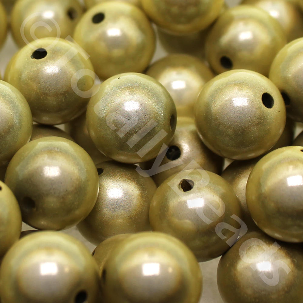 Miracle Beads - 16mm Round Gold 10pcs