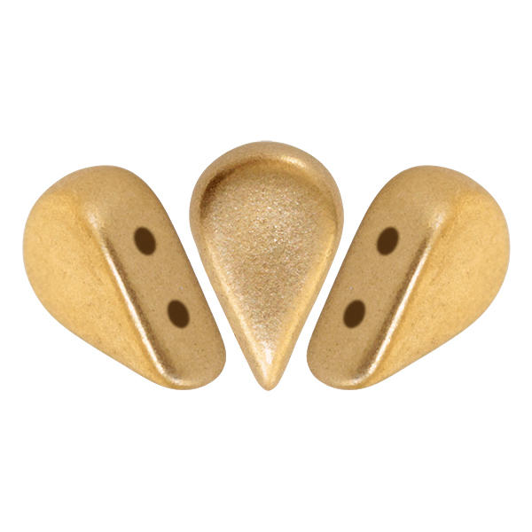 Amos Puca Beads 10g - Light Gold Mat