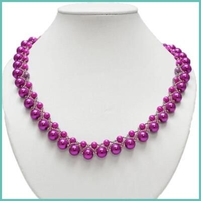 Netted Pearl Necklace