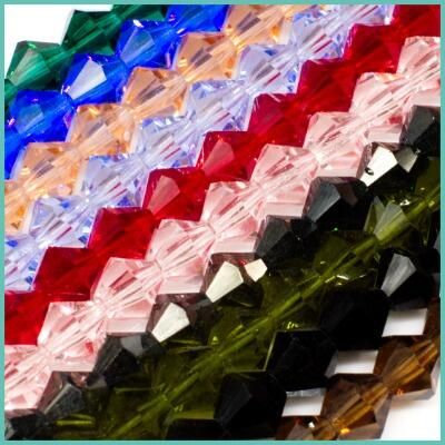 crystal bicone beads