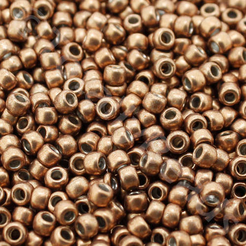 Toho Size 8 Seed Beads 10g -  Hybrid Met Warm Taupe