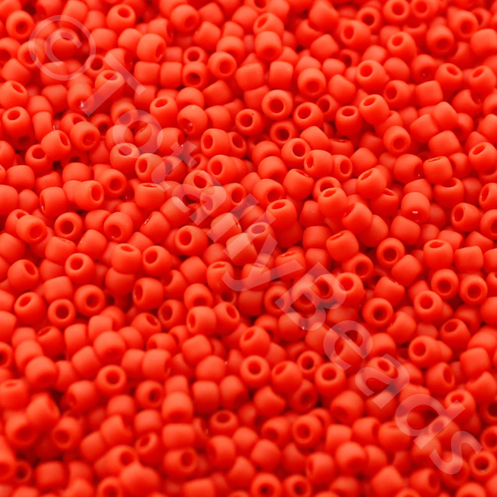 Toho Size 11 Seed Beads 10g - Opaque Frost Cherry