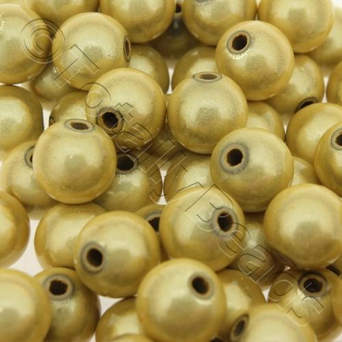 Miracle Beads - 10mm Round Gold 40pcs