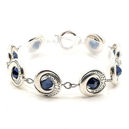 Larissa Swirl Bracelets hematite bracelet making kit — DIY set with beads and instructions for creating handmade jewelry
