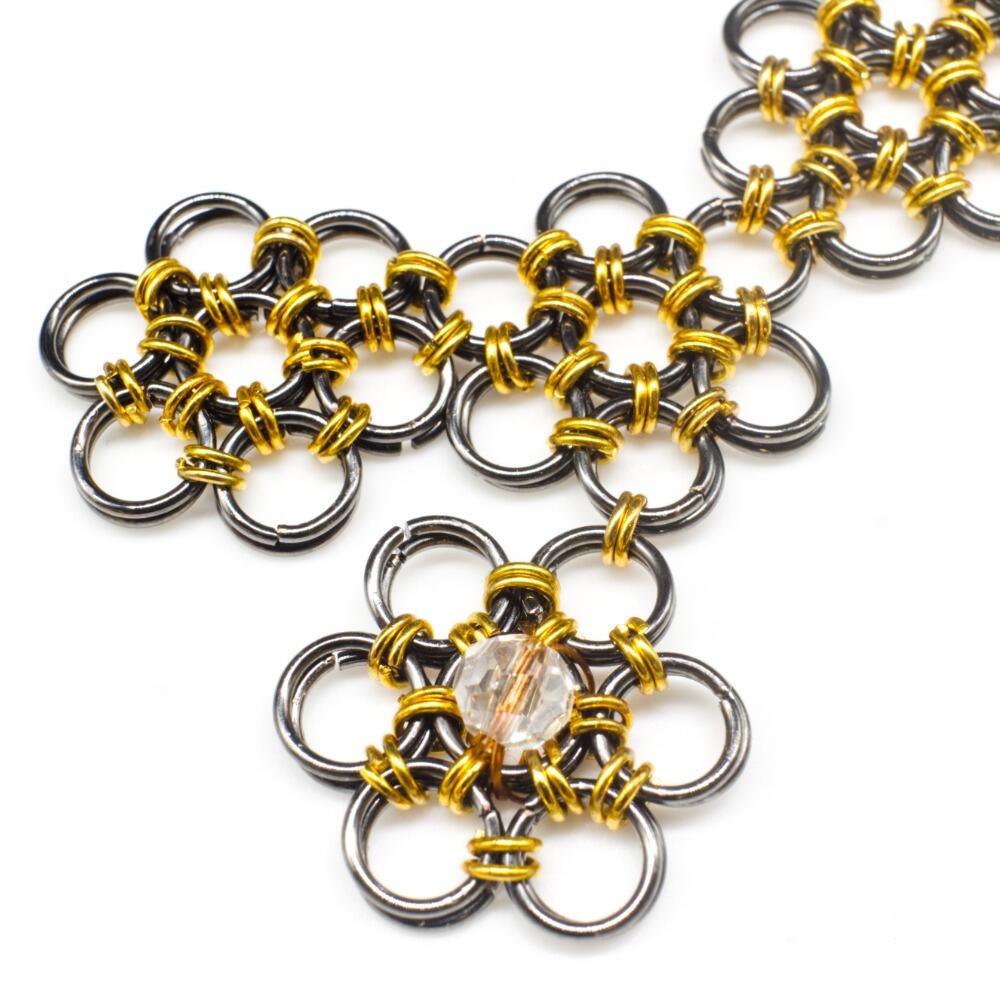 BC 2023 WK 21: Japanese Flowers by Laura   Blackened Gold for jewellery making