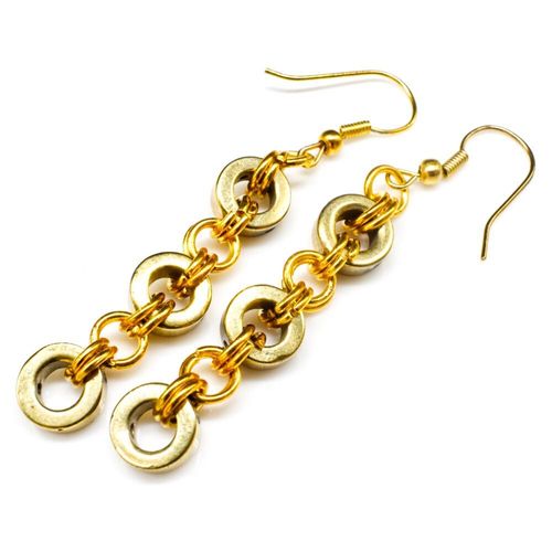 Rihanna Ring Jewellery gold jewelry making kit — DIY set with beads and instructions for creating handmade jewelry