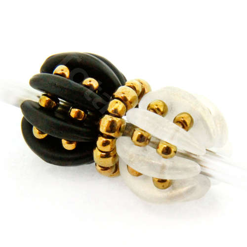 Erudite Crescent Bead Pack elegance jewelry making kit — DIY set with beads and instructions for creating handmade jewelry
