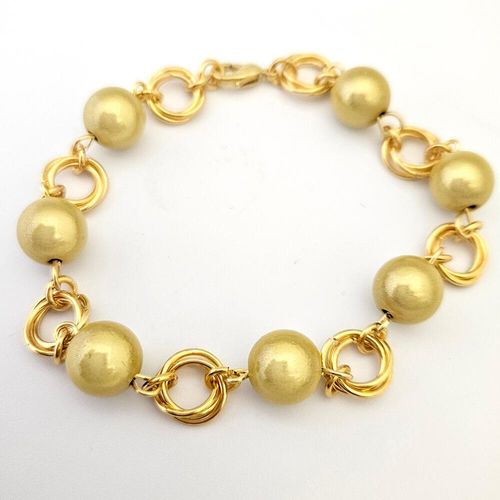 Mobious Miracle Jewellery gold & yellow jewelry making kit — DIY set with beads and instructions for creating handmade jewelry