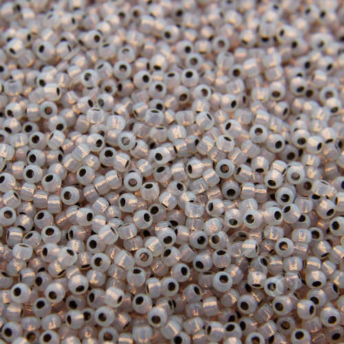 Toho Size 11 Seed Beads 10g - Copper-Lined Alabaster