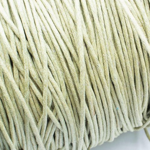 Wax Cotton Cord 1.5mm 4 metres   Light Sage for jewellery making
