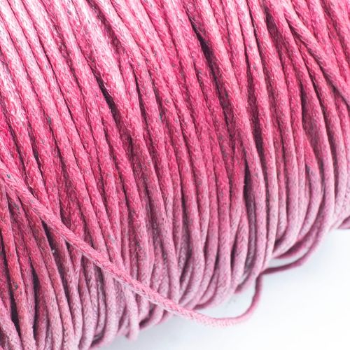 Wax Cotton Cord 1.5mm 4 metres   Claret for jewellery making