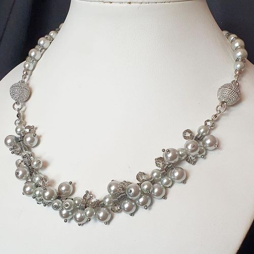 Multiwear Jewellery silver dust jewelry making kit — DIY set with beads and instructions for creating handmade jewelry