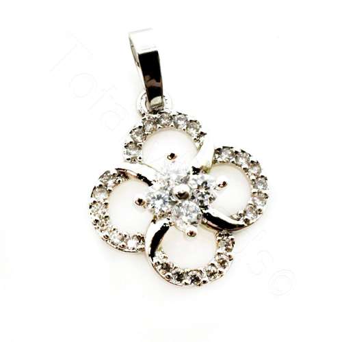 CZ Pendant Columbine 15mm
