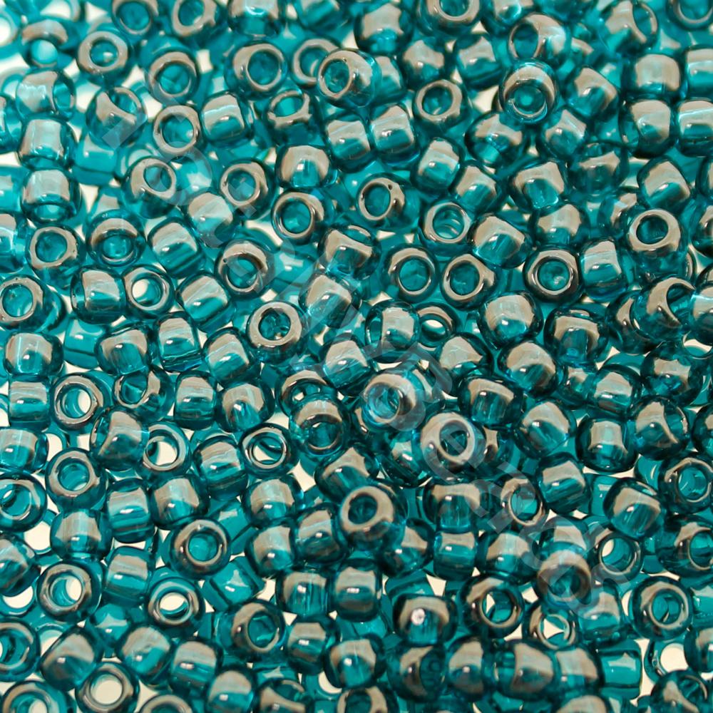 Toho Size 6 Seed Beads 10g - Trans Capri Blue