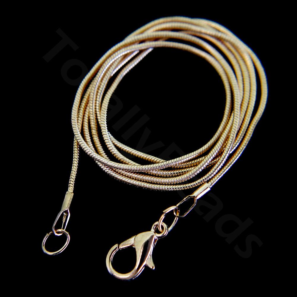 Necklace Chains Snake - Rose Gold Plated 60cm