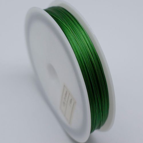 Tigertail Wire 0.45mm 100m   Green for jewellery making