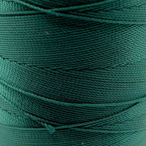 Micro Macrame Cord 9ply 0.3mm 7 metres   Dark Green for jewellery making