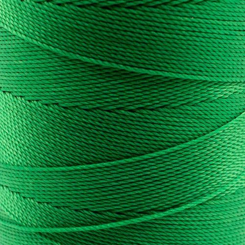 Micro Macrame Cord 9ply 0.3mm 7 metres   Green for jewellery making