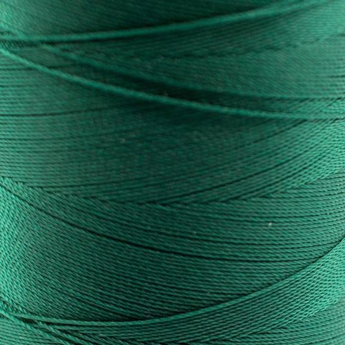 Micro Macrame Cord 3ply 0.1mm 15 metres   Dark Green for jewellery making